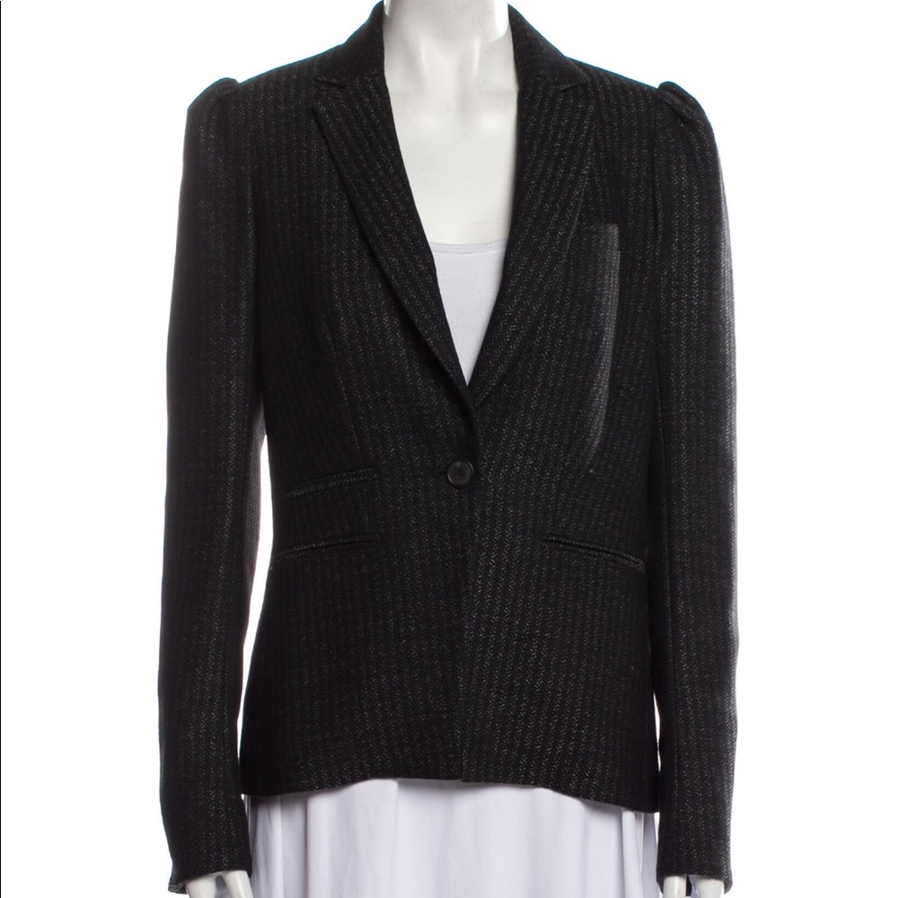 Veronica Beard Tweed Pattern Blazer